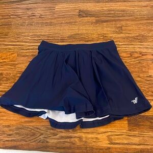 Navy varsity cheer skirt